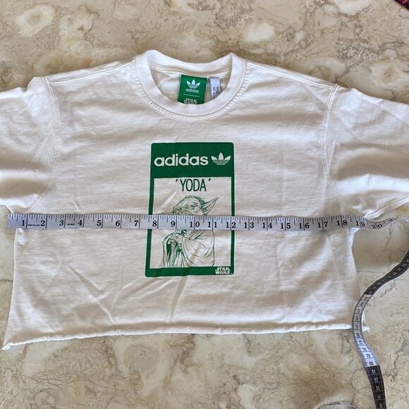 Adidas Yoda Gender Neutral Crop T-Shirt - Picture 10 of 11